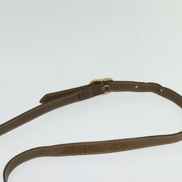 GUCCI GG Supreme Web Sherry Line Shoulder Bag PVC Beige Gold Red Auth ep10859 - Picture 9 of 16